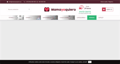 Desktop Screenshot of mamayoquiero.es